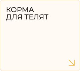 Корма для телят