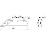 Лемех в сборе с долотом левый РЗЗ.11.51.400