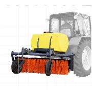 Щетка с поливом МК-3 (бочка 500л, на базе МК-2)