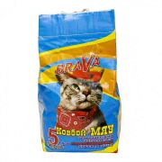 Брава 5л впитывающий наполнитель для гладкошёрстных кошек