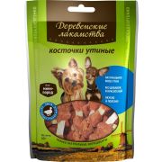 Деревенские Лакомства: косточки утиные д/собак мини-пород, 60г