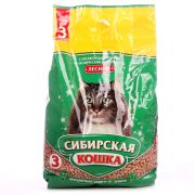 Сибирская кошка: «Лесной» древесный наполнитель для кошек 3л