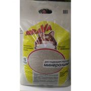 BRAVA 15 л. наполнитель для кошачьих туалетов минеральный для гладкошерстных впитывающий желтый