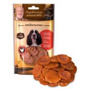 Деревенские Лакомства куриные медальоны для собак 100г