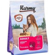 Karmy сухой корм для взрослых кошек с телятиной 400гр