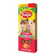 Happy Jungle Палочки для мелких грызунов Мед Ягоды 3шт 90гр.