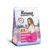 Karmy Sensitive сухой корм для кошек с индейкой 1,5кг