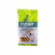 TiTBiT Лакомство для щенков Подушечки кролик и творог 95гр.