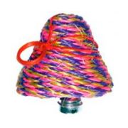 Игрушка для кошек колокольчик с мятой из сизаля 6,5*7,5см (ТМ-2022)