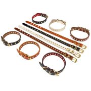 Brava Ошейник №17 с Подкладом Клепаный