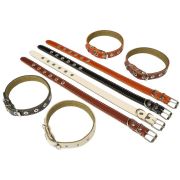 Brava Ошейник №20 Комбинированный Кожа и Брезент