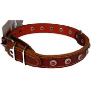 Brava Ошейник №20 с Подкладом Украшенный кольцом посередине