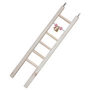 Игрушка для птиц Лесенка деревянная малая с бусами и колокольчиком  RP8578