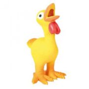 Trixie Игрушка для собак Петух поющий 14см
