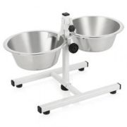 Подставка напольная Мухтар-3 две миски по 4л