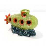 Декор для аквариума GloFish Подводная лодка с Glo-эффектом 10,1*5*8см