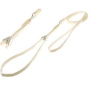 Ринговка Hello Pet с прищепкой белая