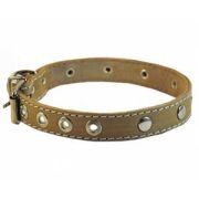 Brava Ошейник для собак №25 двухслойный с металлофурнитурой