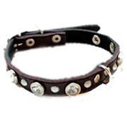Brava Ошейник для собак №45 с подкладом украшенный