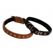 Brava Ошейник для собак №45 с подкладом украшенный