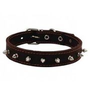 Brava Ошейник №36 Однослойный с подкладом с шипами