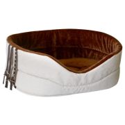 Лежак для собак и кошек ZOOexpress с мехом Дерби №5