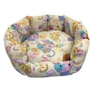 Лежанка для животных пухлик корзинка Хвостел «Коты», 46 x 40 см