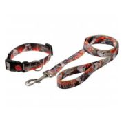 Комплект Hello Pet BUC07 Фотопринт-Англ.бульдог Ошейник+Поводок нейлон 25ММ*1,27М