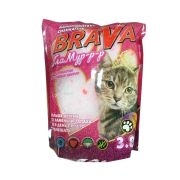 Наполнитель силикагелевый для кошачьего туалета Brava(Брава) Гламур 3,8 лит