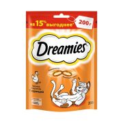 Лакомство Dreamies подушечки для кошек, c курицей, 200 гр