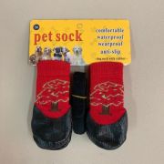 Носки Для Собак Миниатюрных Пород Водоотталкивающие Красный 1