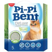 Наполнитель Pi-pi-bent Deluxe Fresh Grass 5кг Коробка  (1*4)