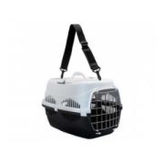 Darell Переноска для животных «Спутник-ZooM» с металл. дверцей + наплечный ремень (до 12кг.) 33*49*32см