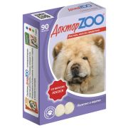 Мультивитаминное лакомство ДокторZOO для собак со вкусом лосося и биотином