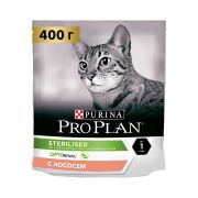 Сухой Корм Pro Plan (ПроПлан) Для Кастрированных Котов и Стерилизованных Кошек Лосось Sterilised OptiRenal 400г