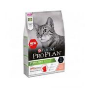 Сухой корм Pro Plan(Про План) для стерилизованных кошек и кастрированных котов, для поддержания органов чувств, с высоким содержанием лосося 3 кг