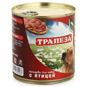 Консервы для собак Трапеза с птицей 750г