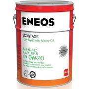 Масло моторное ENEOS Ecostage, синтетическое, 0W-20, SN, 20 л