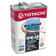 Масло моторное TOTACHI Eco Diesel CK-4/СJ-4/SN п\синт 10W-40 6 л
