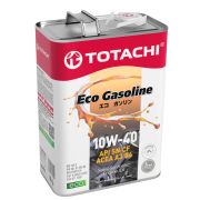 Масло моторное TOTACHI Eco Gasoline, полусинтетическое, 10W-40, SN/CF, 4 л