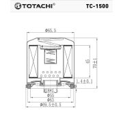 Фильтр масляный TOTACHI TC-1500 96985730 W 6021
