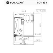 Фильтр масляный TOTACHI TC-1503 1S7G-6714-CA W 7015