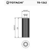 Фильтр масляный TOTACHI TO-1242 104 180 07 09 MANN HU 727/1x