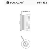 Фильтр масляный TOTACHI TO-1302 15209-00Q0A HU 618 x