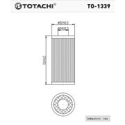 Фильтр масляный TOTACHI TO-1339 06K115466 HU6002z