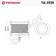 Воздушный фильтр TOTACHI TA-3725 VIC A-2006V OEM 165462S602