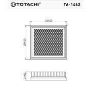 Фильтр воздушный TOTACHI TA-1462 AN-221 V 16546-AX600 MANN C 1618