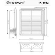 Фильтр воздушный TOTACHI TA-1882 A-892 V 17220-RBJ-000 C 17 016