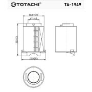 Фильтр воздушный TOTACHI TA-1949 30 93 1386 C 14 130