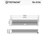 Фильтр воздушный TOTACHI TA-2134 1444FF C43711